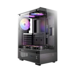 Antec VCX300 ARGB Mid Tower ATX Black Gaming Desktop Case